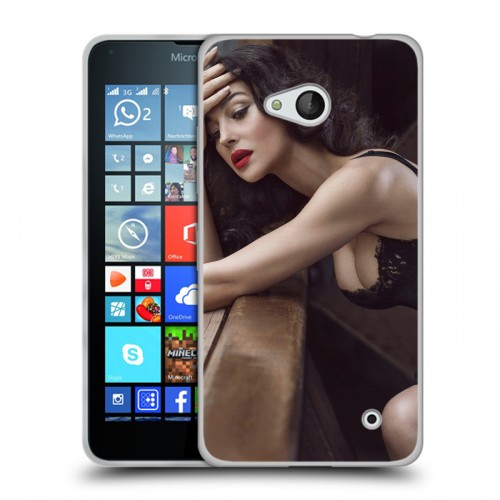 Дизайнерский пластиковый чехол для Microsoft Lumia 640 Моника