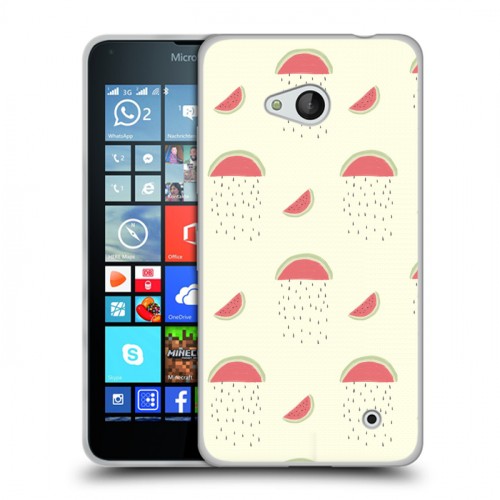 Дизайнерский пластиковый чехол для Microsoft Lumia 640 Пастельный стиль