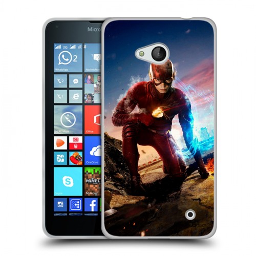 Дизайнерский силиконовый чехол для Microsoft Lumia 640 флэш