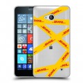 Полупрозрачный дизайнерский силиконовый чехол для Microsoft Lumia 640 DHL