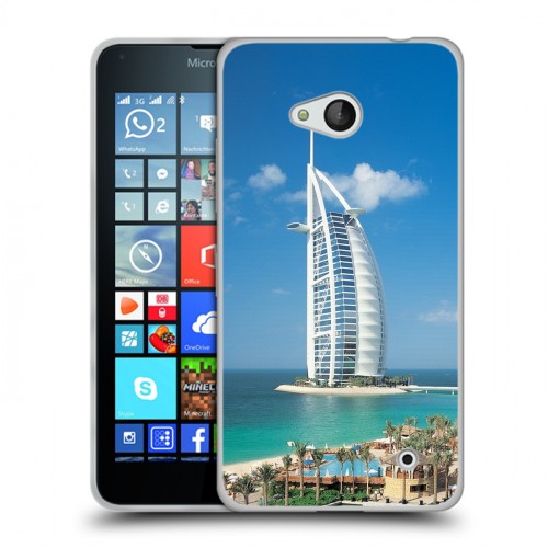 Дизайнерский силиконовый чехол для Microsoft Lumia 640 Дубаи