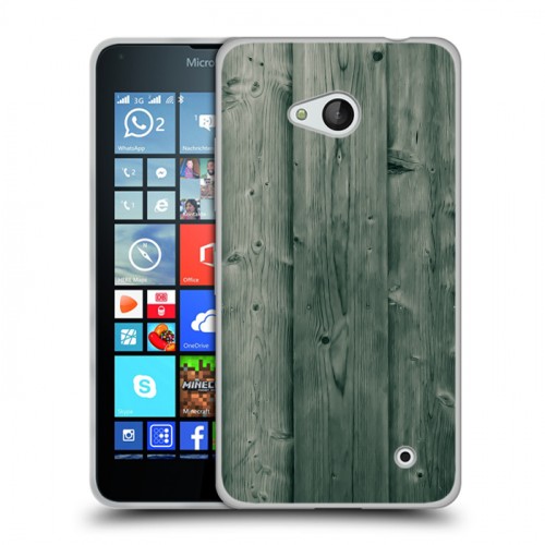 Дизайнерский силиконовый чехол для Microsoft Lumia 640 Дерево