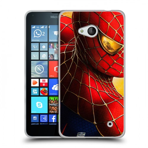Дизайнерский пластиковый чехол для Microsoft Lumia 640 Человек-паук