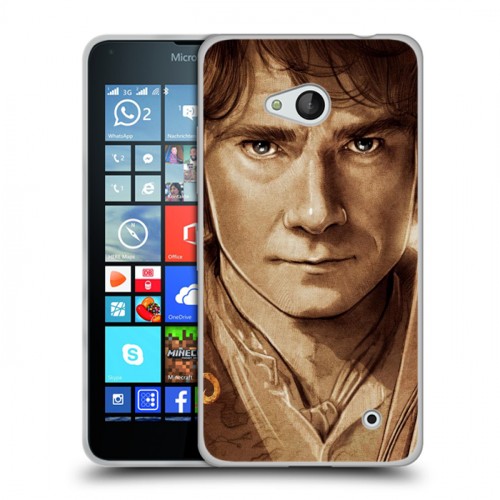 Дизайнерский пластиковый чехол для Microsoft Lumia 640 Хоббит