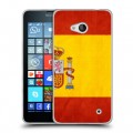 Дизайнерский силиконовый чехол для Microsoft Lumia 640 Флаг Испании