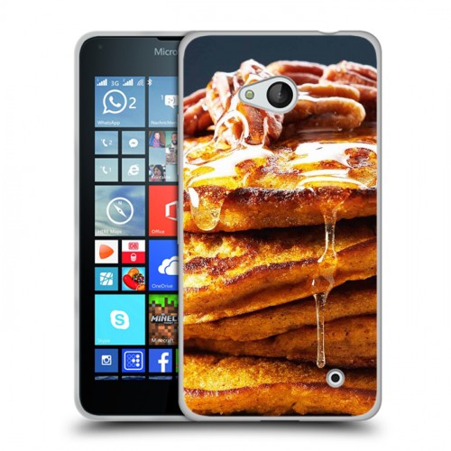 Дизайнерский пластиковый чехол для Microsoft Lumia 640 Блины