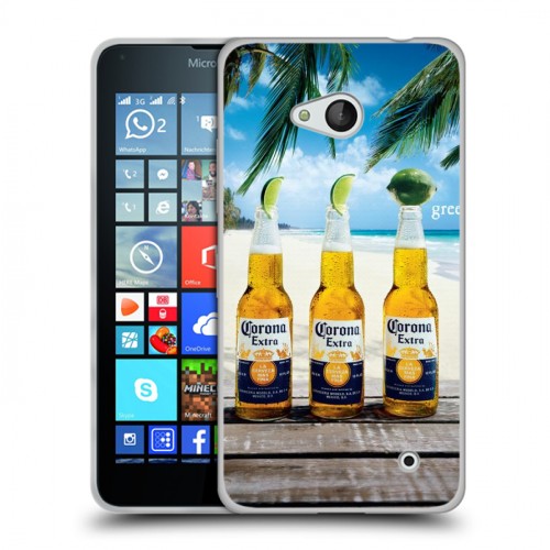 Дизайнерский пластиковый чехол для Microsoft Lumia 640 Corona