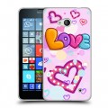 Дизайнерский пластиковый чехол для Microsoft Lumia 640 День Святого Валентина