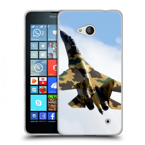 Дизайнерский силиконовый чехол для Microsoft Lumia 640 Самолеты