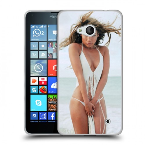 Дизайнерский пластиковый чехол для Microsoft Lumia 640 Дженнифер Лопес