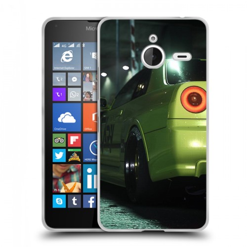Дизайнерский пластиковый чехол для Microsoft Lumia 640 XL Need For Speed