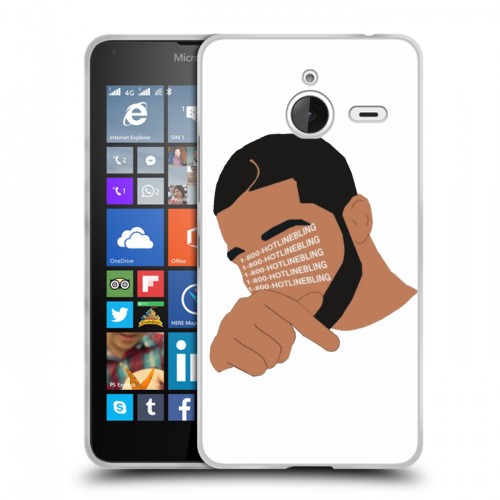 Дизайнерский пластиковый чехол для Microsoft Lumia 640 XL drake