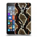 Дизайнерский пластиковый чехол для Microsoft Lumia 640 XL Кожа змей