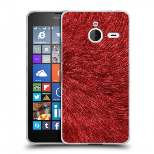 Дизайнерский пластиковый чехол для Microsoft Lumia 640 XL Текстуры мехов