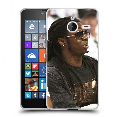 Дизайнерский пластиковый чехол для Microsoft Lumia 640 XL Lil Wayne