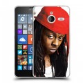 Дизайнерский пластиковый чехол для Microsoft Lumia 640 XL Lil Wayne