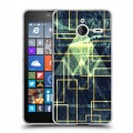 Дизайнерский пластиковый чехол для Microsoft Lumia 640 XL Геометрический мрамор