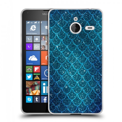 Дизайнерский пластиковый чехол для Microsoft Lumia 640 XL Чешуя