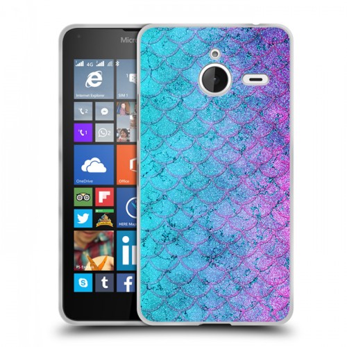Дизайнерский пластиковый чехол для Microsoft Lumia 640 XL Чешуя