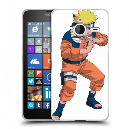 Дизайнерский пластиковый чехол для Microsoft Lumia 640 XL Наруто