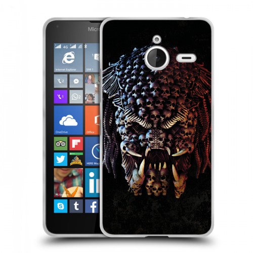 Дизайнерский пластиковый чехол для Microsoft Lumia 640 XL Хищник (2018)