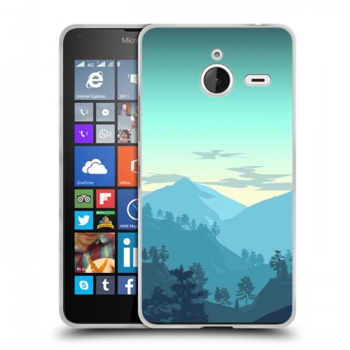 Дизайнерский пластиковый чехол для Microsoft Lumia 640 XL Романтика путешествий