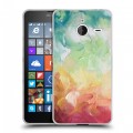 Дизайнерский пластиковый чехол для Microsoft Lumia 640 XL Мазки краски
