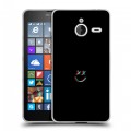 Дизайнерский пластиковый чехол для Microsoft Lumia 640 XL Минимализм на черном