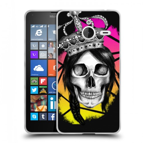 Дизайнерский пластиковый чехол для Microsoft Lumia 640 XL Панк корона
