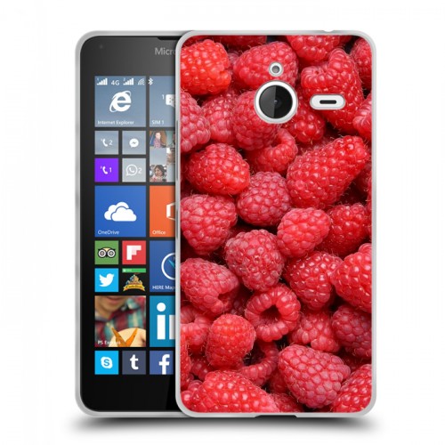 Дизайнерский пластиковый чехол для Microsoft Lumia 640 XL Ягоды текстуры