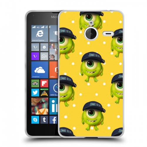 Дизайнерский пластиковый чехол для Microsoft Lumia 640 XL Корпорация монстров