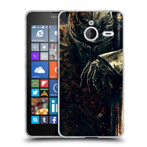 Дизайнерский пластиковый чехол для Microsoft Lumia 640 XL Dark souls