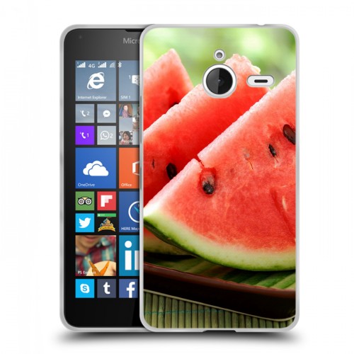 Дизайнерский пластиковый чехол для Microsoft Lumia 640 XL Арбузы