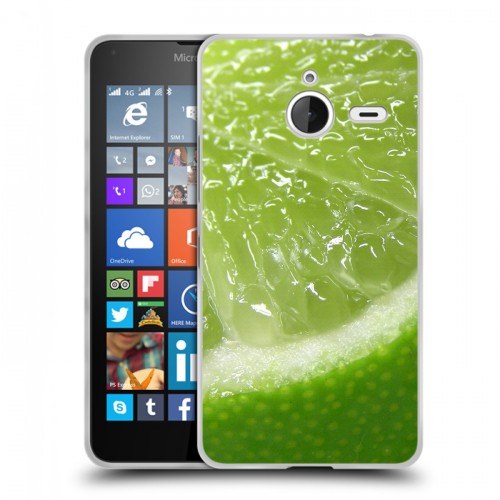 Дизайнерский пластиковый чехол для Microsoft Lumia 640 XL Лайм