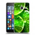 Дизайнерский пластиковый чехол для Microsoft Lumia 640 XL Лайм