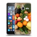 Дизайнерский пластиковый чехол для Microsoft Lumia 640 XL Овощи