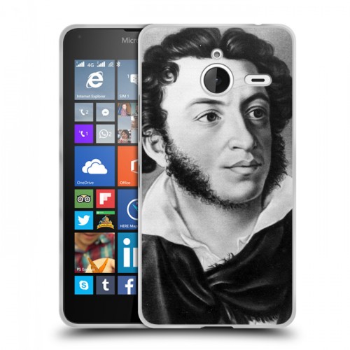 Дизайнерский пластиковый чехол для Microsoft Lumia 640 XL Александр Пушкин