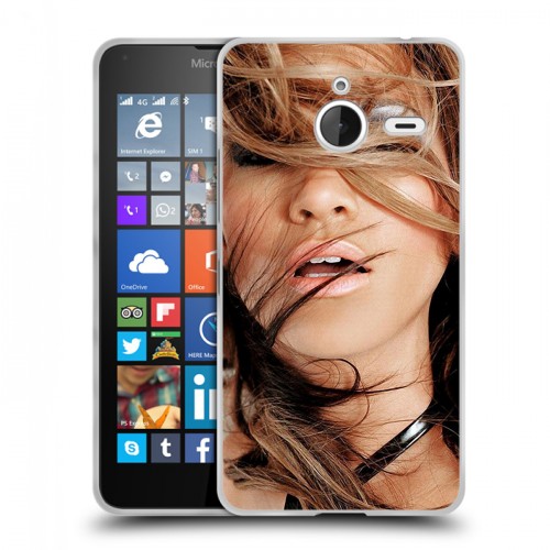 Дизайнерский пластиковый чехол для Microsoft Lumia 640 XL Дженнифер Лопес