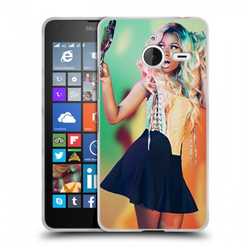 Дизайнерский пластиковый чехол для Microsoft Lumia 640 XL Ники Минаж