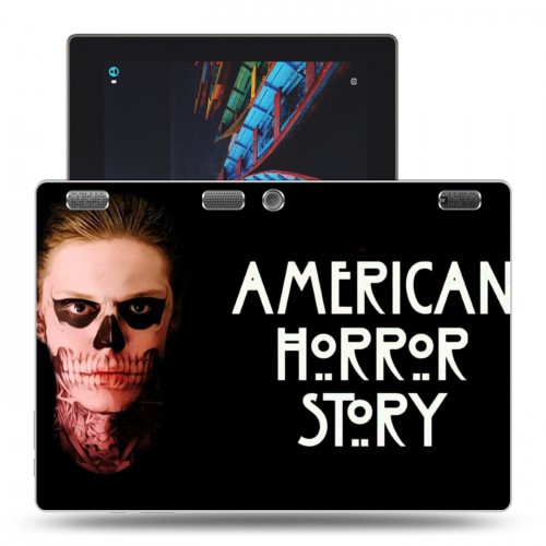 Дизайнерский силиконовый чехол для Lenovo Tab 2 A10 Американская История Ужасов