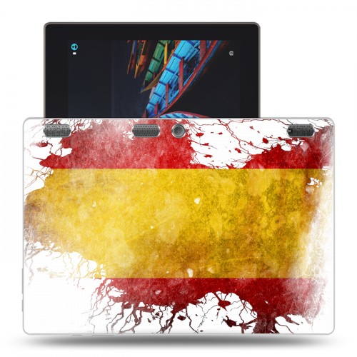 Дизайнерский силиконовый чехол для Lenovo Tab 2 A10 флаг Испании