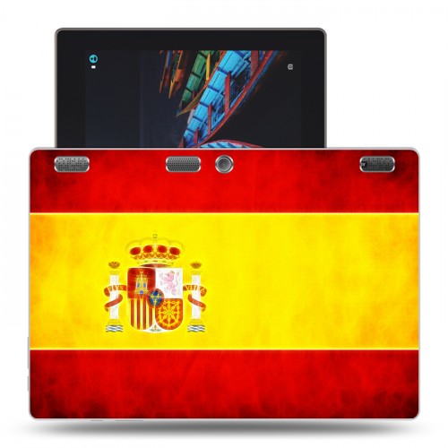 Дизайнерский силиконовый чехол для Lenovo Tab 2 A10 флаг Испании