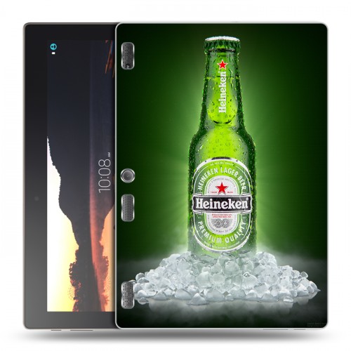 Дизайнерский силиконовый чехол для Lenovo Tab 2 A10 Heineken