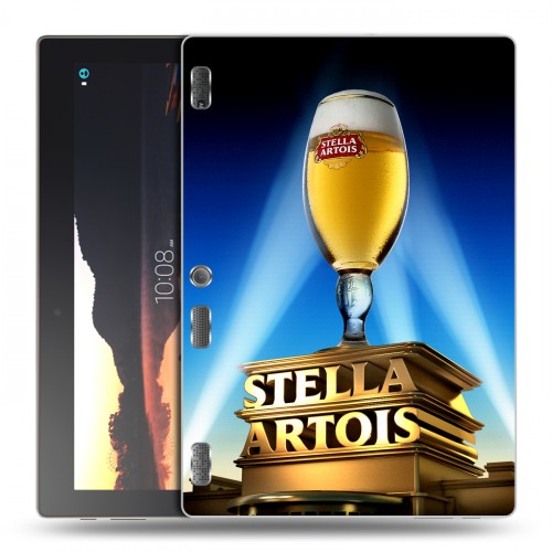 Дизайнерский силиконовый чехол для Lenovo Tab 2 A10 Stella Artois