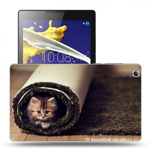 Дизайнерский силиконовый чехол для Lenovo Tab 2 A8 Кошки