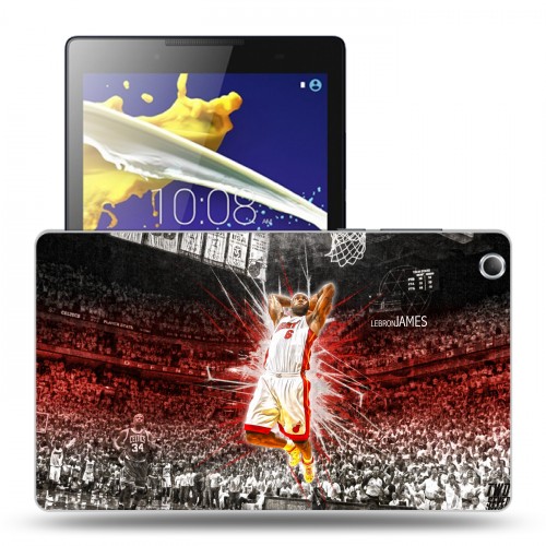 Дизайнерский силиконовый чехол для Lenovo Tab 2 A8 НБА