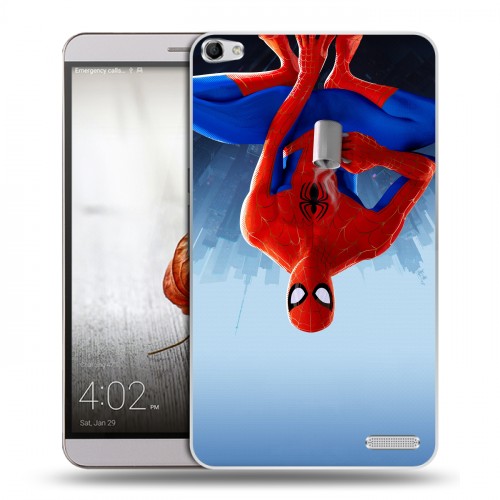 Дизайнерский пластиковый чехол для Huawei MediaPad X2 Человек-паук : Через вселенные