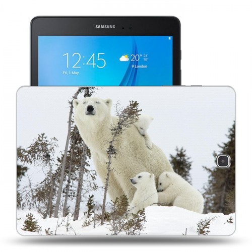Дизайнерский силиконовый чехол для Samsung Galaxy Tab A 9.7 Медведи