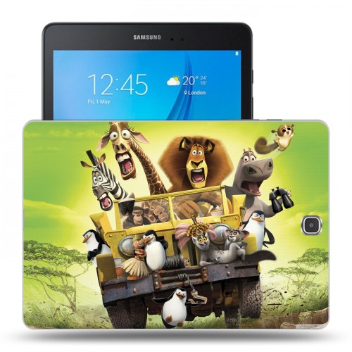 Дизайнерский силиконовый чехол для Samsung Galaxy Tab A 9.7 Мадагаскар