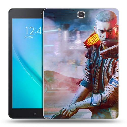 Дизайнерский силиконовый чехол для Samsung Galaxy Tab A 9.7 Cyberpunk 2077